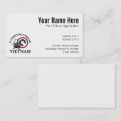Vietnam - 1e log Cmd Visitekaartje (Voorkant / Achterkant)