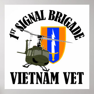 Vietnam - 1e zg Bde Poster