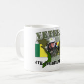 Vietnam-4e Inf Div (geen CIB) Koffiemok (Voorkant links)