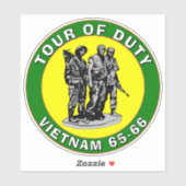VIETNAM 65-66 STICKER (Vel)