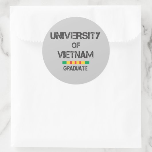 Vietnam afstuderen 1 sticker (Tas)
