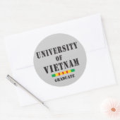 Vietnam afstuderen stencil sticker (Envelop)