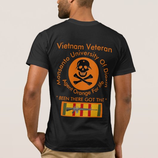 Vietnam Agent Oranje T-Shirt 2 (Achterkant)