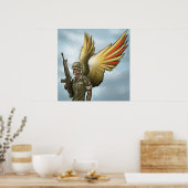 Vietnam, altijd luchtgedragen poster (Keuken)