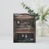 Vietnam Azië Straatfotografie Feestdagenkaart (Staand voorkant)