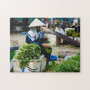 Vietnam Boerenmarkt groenten Legpuzzel