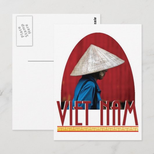 VIETNAM BRIEFKAART (Voorkant / Achterkant)