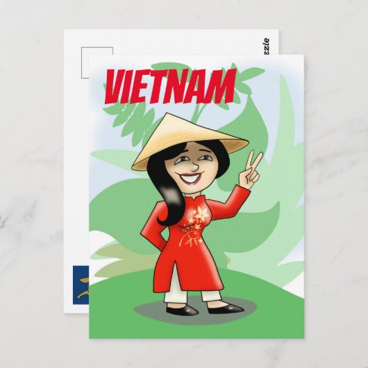 Vietnam Briefkaart (Voorkant / Achterkant)