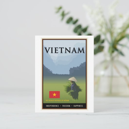 Vietnam Briefkaart (Staand voorkant)