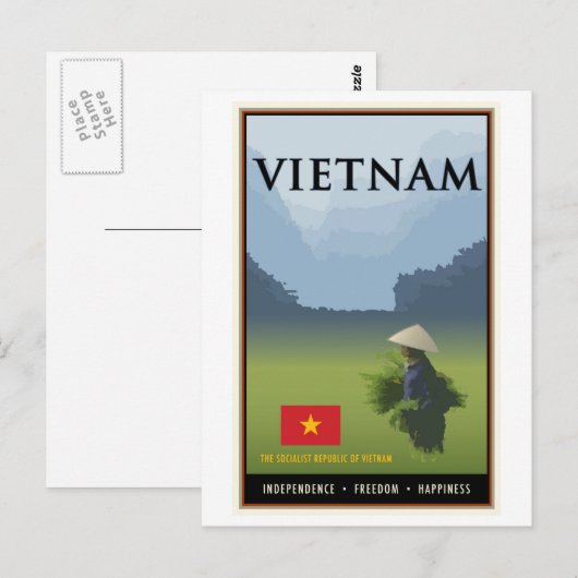 Vietnam Briefkaart (Voorkant / Achterkant)
