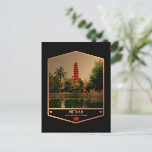 Vietnam Briefkaart (Staand voorkant)
