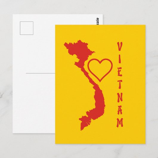 Vietnam Briefkaart (Voorkant / Achterkant)
