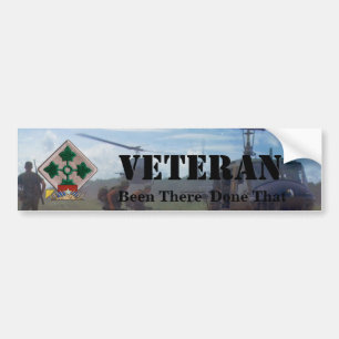 Vietnam bumper sticker voor de vierde infanteriedi