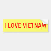 VIETNAM* Bumpersticker (Voorkant)