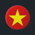 Vietnam-Button voor de Vlaggenronde Ronde Button 5,7 Cm<br><div class="desc">Vietnam vlag. Ontwerp op ronde knop. Overeenkomende kleding,  accessoires,  kantoor,  thuisproducten en meer...  Vergeet het hele collectie niet.</div>