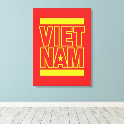 VIETNAM CANVAS AFDRUK (Insitu (Houten vloer))