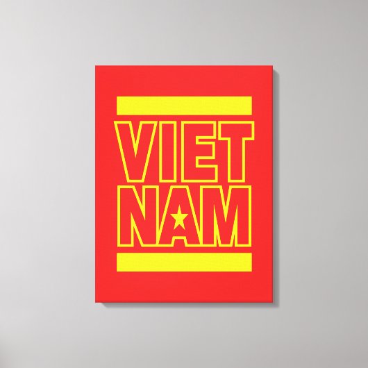 VIETNAM CANVAS AFDRUK (Voorkant)