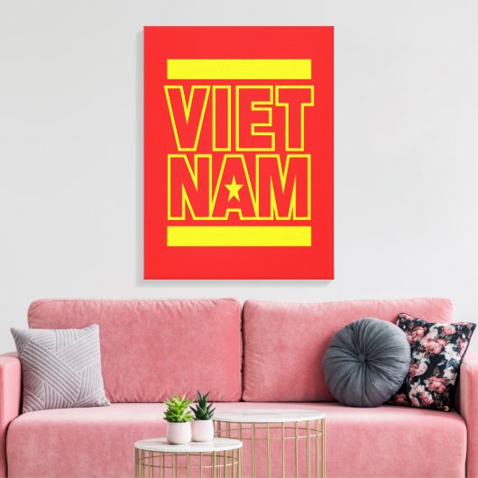 VIETNAM CANVAS AFDRUK (Insitu (Woonkamer))