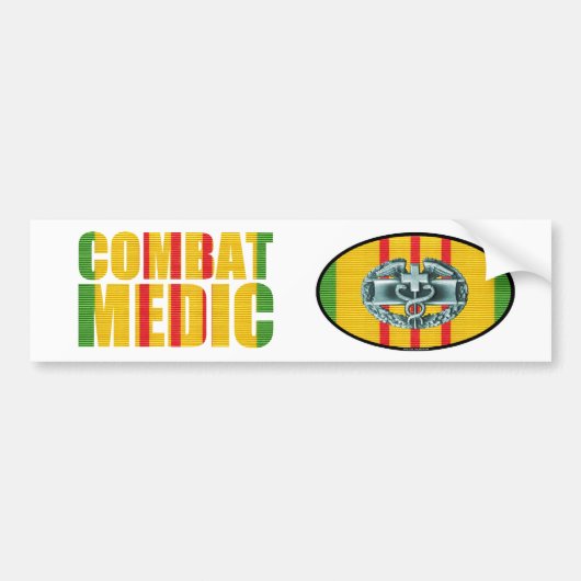 Vietnam Combat Medic Sticker Paar (Voorkant)