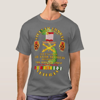 Vietnam Combat Vet 6th Bn 15th Artillery 23rd Arti T-shirt