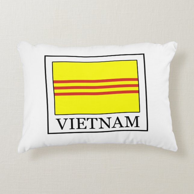 Vietnam Decoratief Kussen (Voorkant)