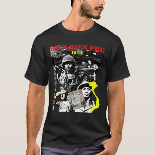 Vietnam Dien Bien Phu Amerikaanse Franse geschiede T-shirt