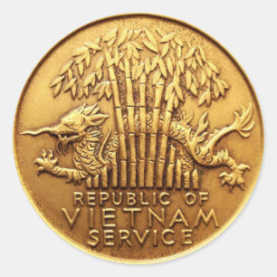 Vietnam dienstmedaille sticker