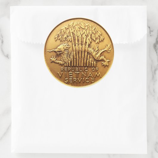Vietnam dienstmedaille sticker (Tas)