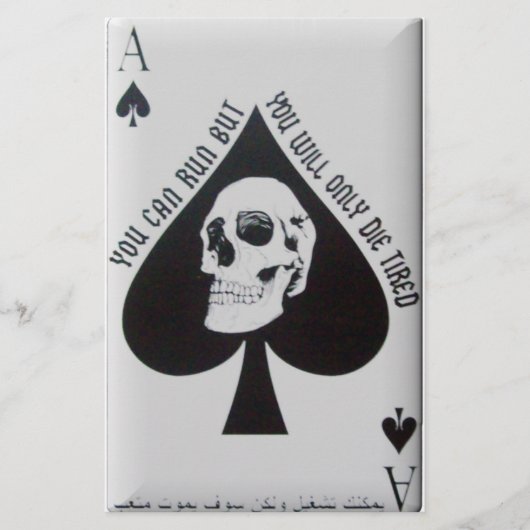 Vietnam doodkaart briefpapier (Voorkant)