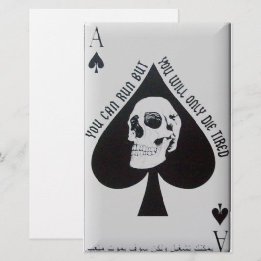 Vietnam doodkaart briefpapier (Voorkant / Achterkant)