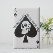 Vietnam doodkaart briefpapier (Staand voorkant)