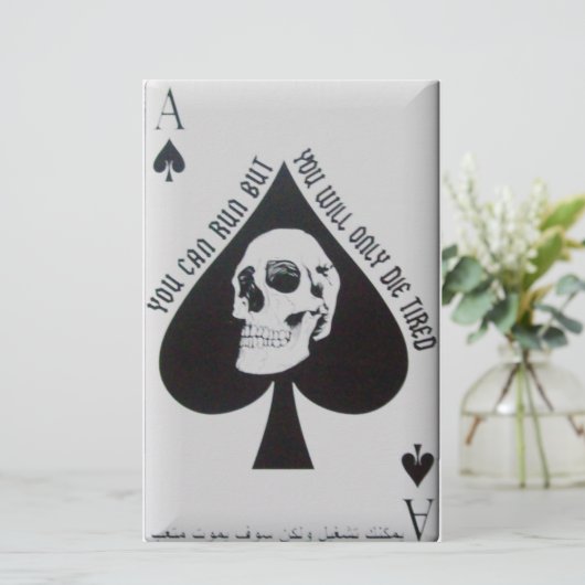 Vietnam doodkaart briefpapier (Staand voorkant)