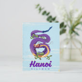 Vietnam  drakenposter Hanoi Briefkaart (Staand voorkant)