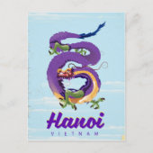Vietnam  drakenposter Hanoi Briefkaart (Voorkant)