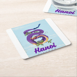 Vietnam  drakenposter Hanoi Kartonnen Onderzetters