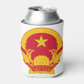 vietnam embleem blikjeskoeler (Blikje Voorkant)