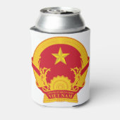 vietnam embleem blikjeskoeler (Blikje Achterkant)