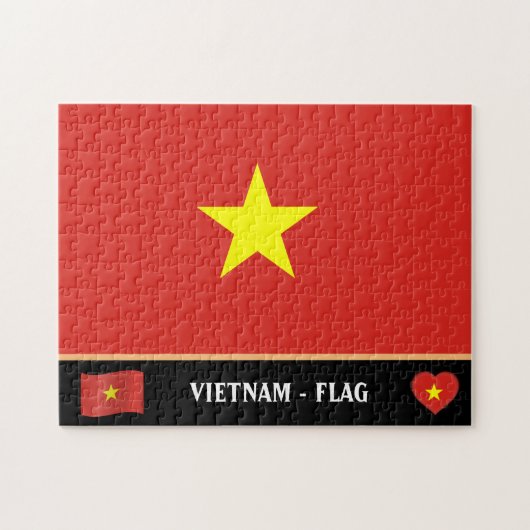 Vietnam en Vietnam Legpuzzel (Horizontaal)