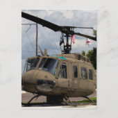  Vietnam Era Euh-1 Huey Militaire Chopper Briefkaart (Voorkant)