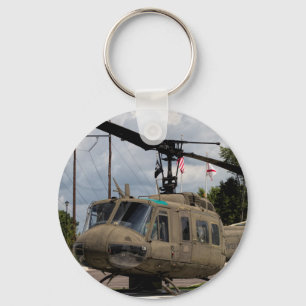  Vietnam Era Euh-1 Huey Militaire Chopper Sleutelhanger