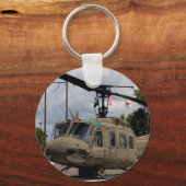  Vietnam Era Euh-1 Huey Militaire Chopper Sleutelhanger (Voorkant)