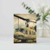  Vietnam Era Euh-1 Huey Militaire Helikopter Briefkaart (Staand voorkant)