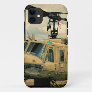 Vietnam Era Euh-1 Huey Militaire Helikopter iPhone 11 Hoesje