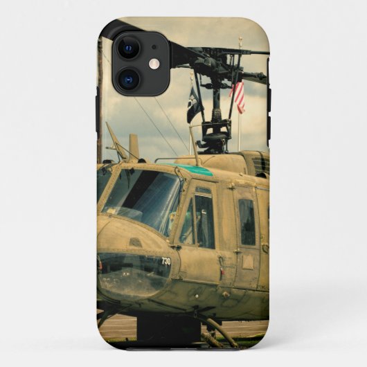 Vietnam Era Euh-1 Huey Militaire Helikopter Case-Mate iPhone Case (Achterkant)