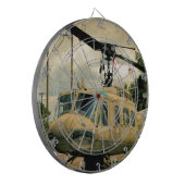  Vietnam Era Euh-1 Huey Militaire Helikopter Dartbord (Voorkant Links)