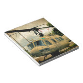 Vietnam Era Euh-1 Huey Militaire Helikopter Notitieblok (Schuin)