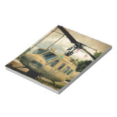 Vietnam Era Euh-1 Huey Militaire Helikopter Notitieblok (Linkerzijde)