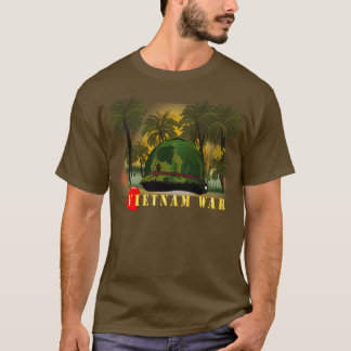 Vietnam Era Helm Hoesje ME LOVE YOU LANGE TIJD GI T-shirt