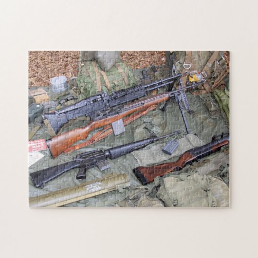 Vietnam Era Infanteriegear Puzzle Legpuzzel (Horizontaal)