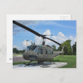  Vietnam Euh-1 Huey Militaire Helikopter Briefkaart (Voorkant / Achterkant)